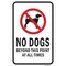 Signmission Safety Sign, 12 in Height, Aluminum, 18 in Length, 25103 A-1218-25103 - alternate 1